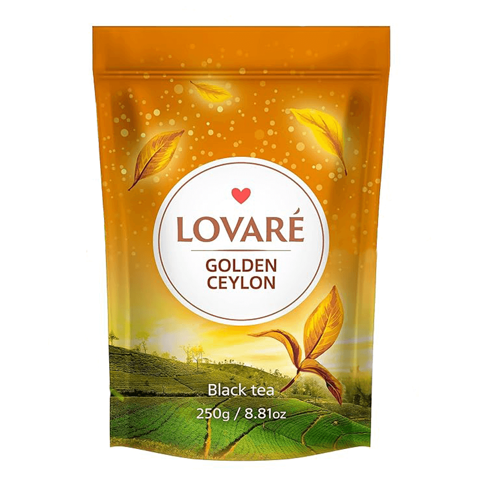 Чай черный рассыпной золотистый цейлонский – 8,82 унции (250 г)